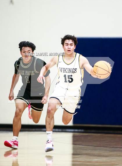 Thumbnail 2 in Santa Monica vs Oak Park (8th Annual West Valley Tip-Off Classic) photogallery.