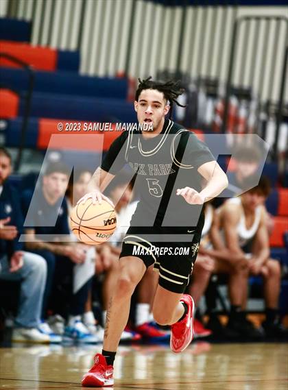 Thumbnail 2 in Santa Monica vs Oak Park (8th Annual West Valley Tip-Off Classic) photogallery.