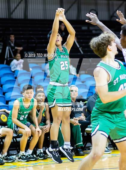 Thumbnail 2 in Christopher vs. St. Mary's (S.C. Warriors/Aptos Tournament) photogallery.