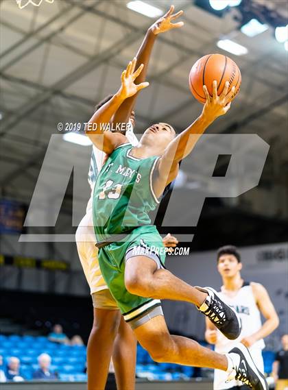 Thumbnail 3 in Christopher vs. St. Mary's (S.C. Warriors/Aptos Tournament) photogallery.