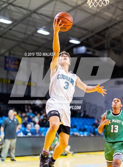 Thumbnail 3 in Christopher vs. St. Mary's (S.C. Warriors/Aptos Tournament) photogallery.