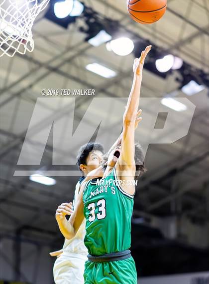 Thumbnail 3 in Christopher vs. St. Mary's (S.C. Warriors/Aptos Tournament) photogallery.