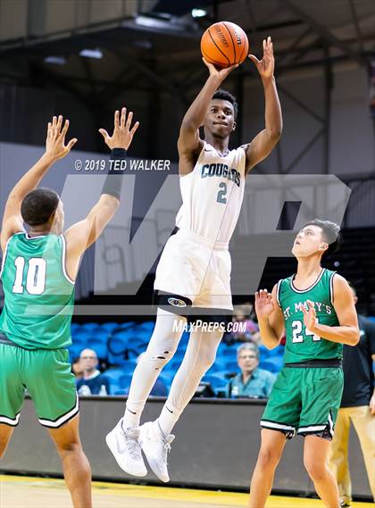 Thumbnail 3 in Christopher vs. St. Mary's (S.C. Warriors/Aptos Tournament) photogallery.
