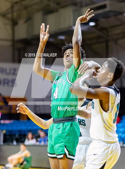 Thumbnail 3 in Christopher vs. St. Mary's (S.C. Warriors/Aptos Tournament) photogallery.