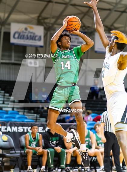 Thumbnail 1 in Christopher vs. St. Mary's (S.C. Warriors/Aptos Tournament) photogallery.