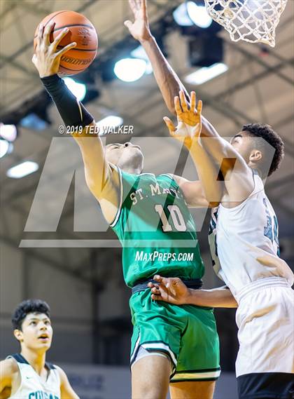 Thumbnail 1 in Christopher vs. St. Mary's (S.C. Warriors/Aptos Tournament) photogallery.