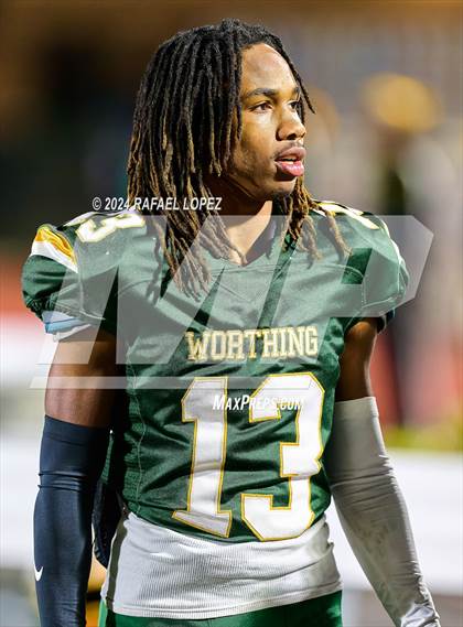 Thumbnail 3 in Worthing vs. Chapel Hill (UIL 4A D1 Football Area) photogallery.