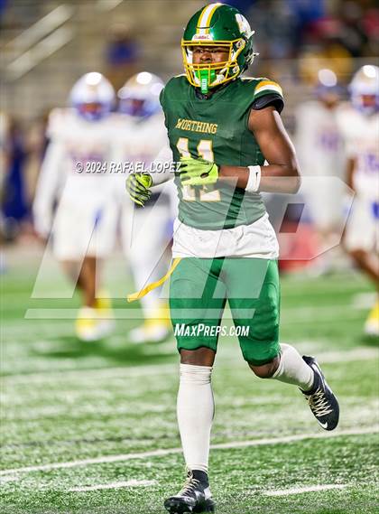 Thumbnail 1 in Worthing vs. Chapel Hill (UIL 4A D1 Football Area) photogallery.