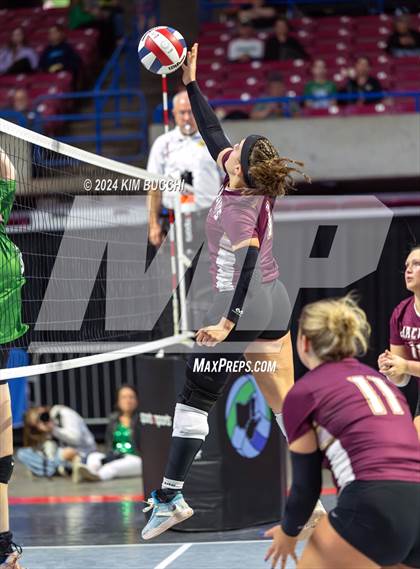 Thumbnail 2 in Williamstown vs. Charleston Catholic (WVSSAC Class AA Quarterfinal) photogallery.
