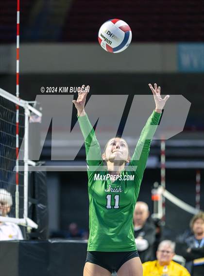 Thumbnail 3 in Williamstown vs. Charleston Catholic (WVSSAC Class AA Quarterfinal) photogallery.