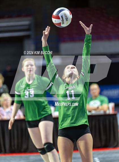 Thumbnail 3 in Williamstown vs. Charleston Catholic (WVSSAC Class AA Quarterfinal) photogallery.
