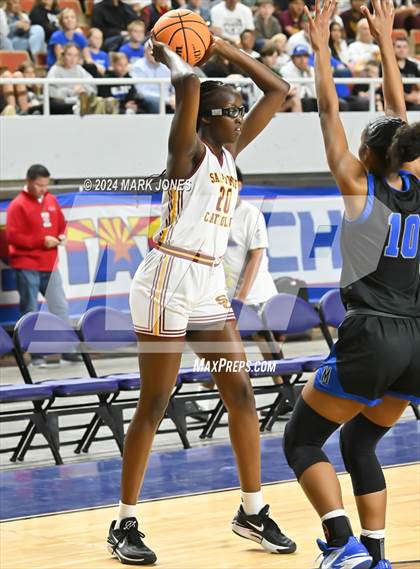 Thumbnail 3 in Salpointe Catholic vs. Mesquite (AIA 4A Final) photogallery.