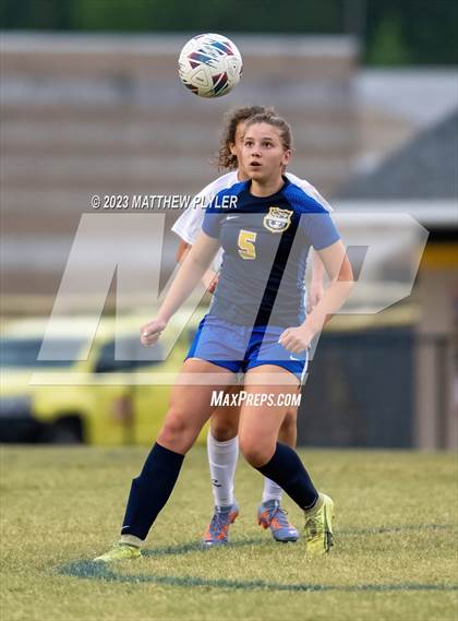 Thumbnail 2 in Carrboro vs Cape Fear (NCHSAA 3A Second Round) photogallery.