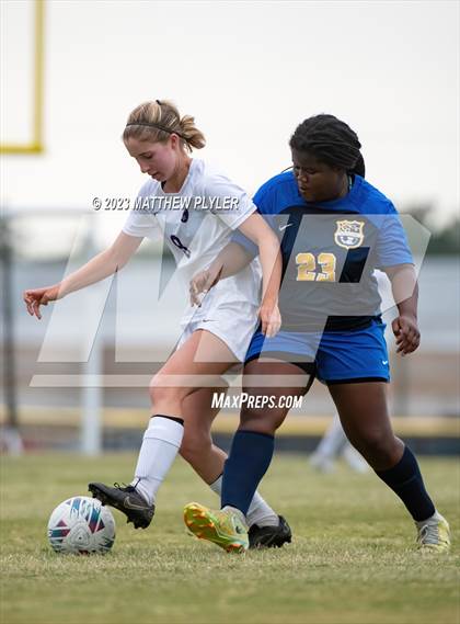 Thumbnail 2 in Carrboro vs Cape Fear (NCHSAA 3A Second Round) photogallery.