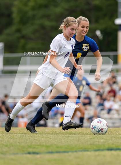 Thumbnail 3 in Carrboro vs Cape Fear (NCHSAA 3A Second Round) photogallery.