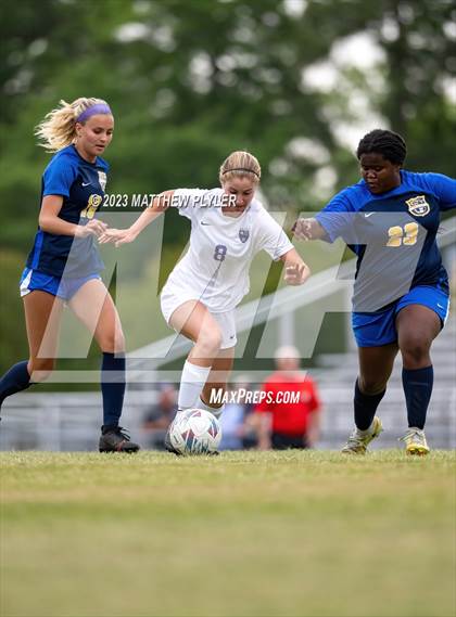 Thumbnail 1 in Carrboro vs Cape Fear (NCHSAA 3A Second Round) photogallery.