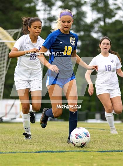 Thumbnail 2 in Carrboro vs Cape Fear (NCHSAA 3A Second Round) photogallery.