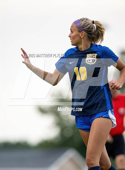 Thumbnail 3 in Carrboro vs Cape Fear (NCHSAA 3A Second Round) photogallery.