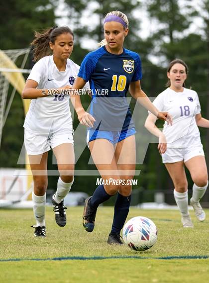 Thumbnail 3 in Carrboro vs Cape Fear (NCHSAA 3A Second Round) photogallery.