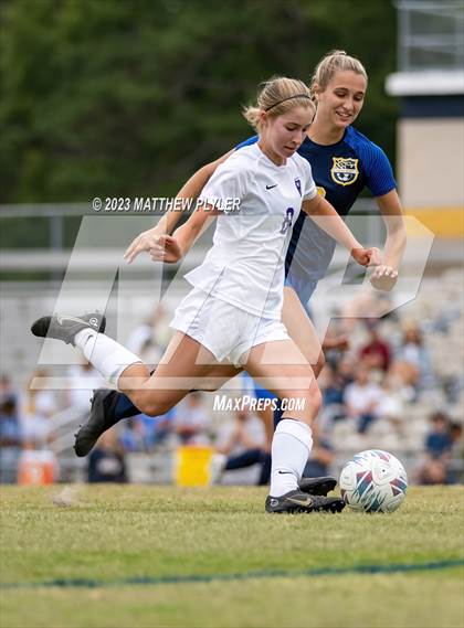 Thumbnail 2 in Carrboro vs Cape Fear (NCHSAA 3A Second Round) photogallery.