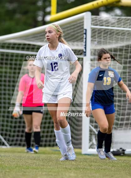 Thumbnail 3 in Carrboro vs Cape Fear (NCHSAA 3A Second Round) photogallery.