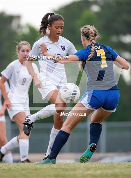 Thumbnail 3 in Carrboro vs Cape Fear (NCHSAA 3A Second Round) photogallery.