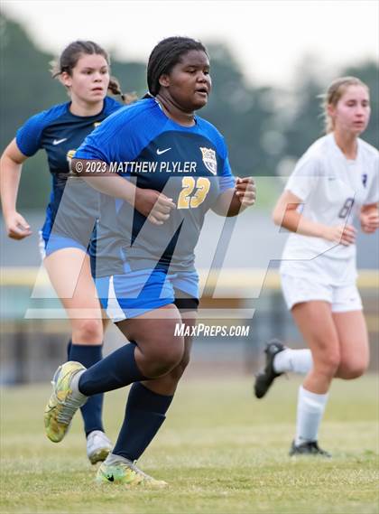 Thumbnail 3 in Carrboro vs Cape Fear (NCHSAA 3A Second Round) photogallery.