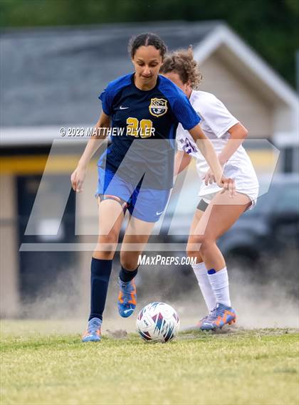Thumbnail 3 in Carrboro vs Cape Fear (NCHSAA 3A Second Round) photogallery.