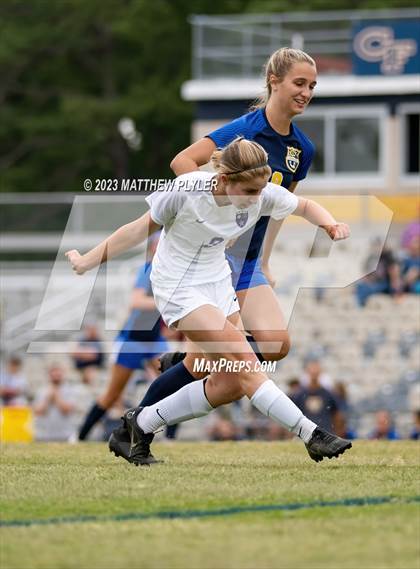 Thumbnail 3 in Carrboro vs Cape Fear (NCHSAA 3A Second Round) photogallery.