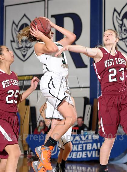 Thumbnail 3 in Granite Bay vs. West Campus (Dorothy Speck Memorial) photogallery.