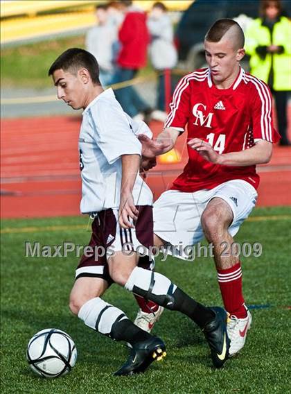 Thumbnail 3 in Catholic Memorial vs Ludlow (MIAA D1 Final) photogallery.