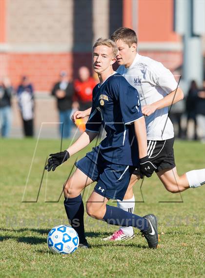Thumbnail 1 in Monroe-Woodbury vs. Massapequa (NYSPHSAA Class AA Semifinal) photogallery.