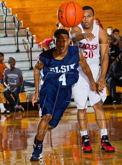 Thumbnail 2 in Dawson @ Alief Elsik (McDonald's Texas Invitational) photogallery.