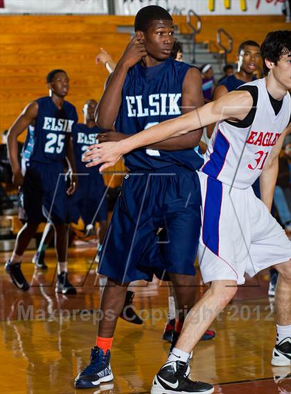 Thumbnail 3 in Dawson @ Alief Elsik (McDonald's Texas Invitational) photogallery.
