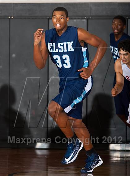 Thumbnail 2 in Dawson @ Alief Elsik (McDonald's Texas Invitational) photogallery.