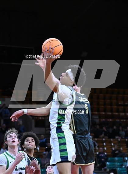 Thumbnail 3 in Rock Canyon vs. ThunderRidge (CHSAA 6A Great 8) photogallery.