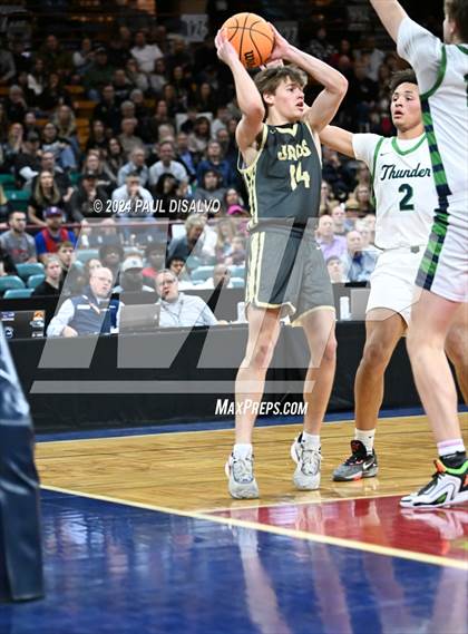 Thumbnail 1 in Rock Canyon vs. ThunderRidge (CHSAA 6A Great 8) photogallery.