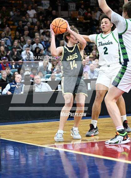 Thumbnail 3 in Rock Canyon vs. ThunderRidge (CHSAA 6A Great 8) photogallery.