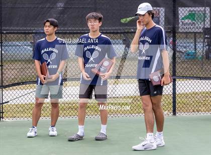 Thumbnail 2 in  Community School of Davidson vs. Raleigh Charter (NCHSAA 2A Individuals & Doubles Finals - Awards) photogallery.
