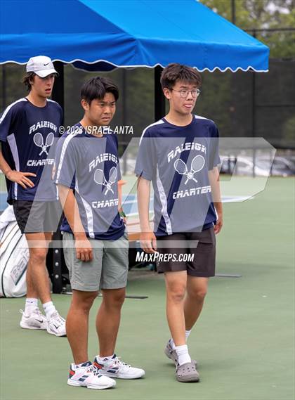 Thumbnail 2 in  Community School of Davidson vs. Raleigh Charter (NCHSAA 2A Individuals & Doubles Finals - Awards) photogallery.