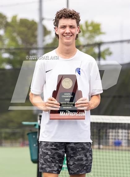 Thumbnail 3 in  Community School of Davidson vs. Raleigh Charter (NCHSAA 2A Individuals & Doubles Finals - Awards) photogallery.