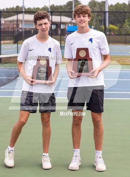 Thumbnail 2 in  Community School of Davidson vs. Raleigh Charter (NCHSAA 2A Individuals & Doubles Finals - Awards) photogallery.
