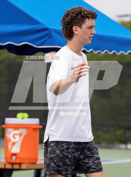 Thumbnail 2 in  Community School of Davidson vs. Raleigh Charter (NCHSAA 2A Individuals & Doubles Finals - Awards) photogallery.