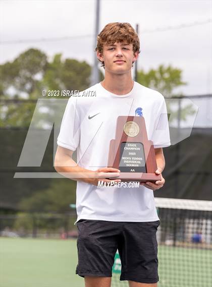 Thumbnail 3 in  Community School of Davidson vs. Raleigh Charter (NCHSAA 2A Individuals & Doubles Finals - Awards) photogallery.