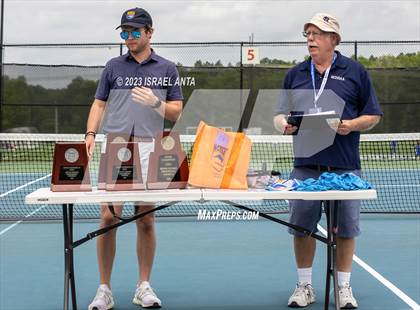 Thumbnail 2 in  Community School of Davidson vs. Raleigh Charter (NCHSAA 2A Individuals & Doubles Finals - Awards) photogallery.