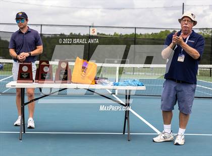Thumbnail 2 in  Community School of Davidson vs. Raleigh Charter (NCHSAA 2A Individuals & Doubles Finals - Awards) photogallery.