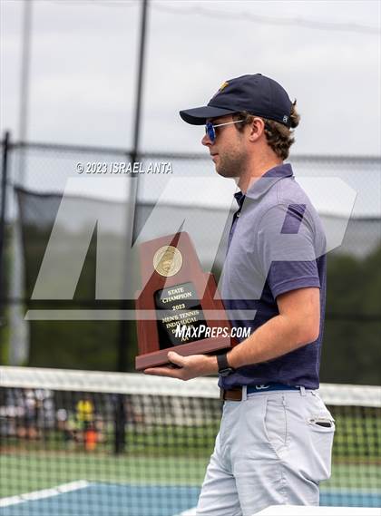 Thumbnail 2 in  Community School of Davidson vs. Raleigh Charter (NCHSAA 2A Individuals & Doubles Finals - Awards) photogallery.