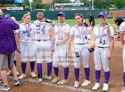 Thumbnail 2 in Hallsville vs. Lake Creek (UIL Softball 5A D2 Final) photogallery.