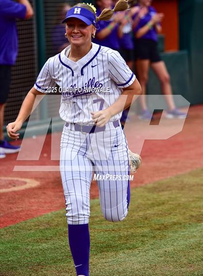 Thumbnail 3 in Hallsville vs. Lake Creek (UIL Softball 5A D2 Final) photogallery.