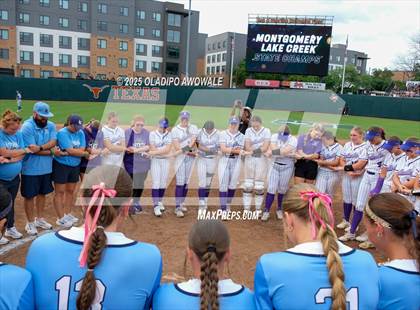 Thumbnail 3 in Hallsville vs. Lake Creek (UIL Softball 5A D2 Final) photogallery.